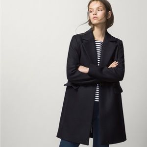 Massimo Dutti Boyfriend Wool Coat Jacket